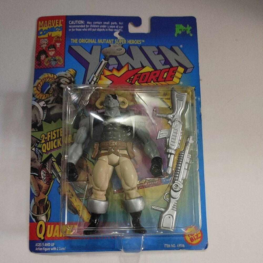 ToyBiz X-Men X-Force Quark 2-Fisted Quick Draw Gun Action Figure MOC 1994